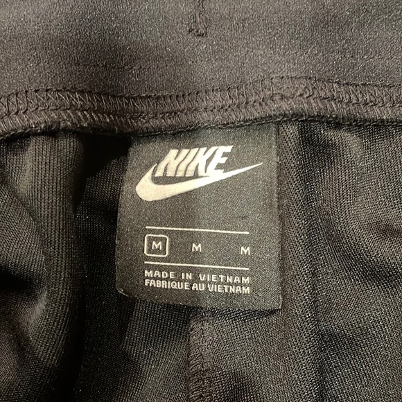 Nike Vintage Jogger Pants Black & Gold Nike Logo front Sides.  Mint Condition - Picture 3 of 10